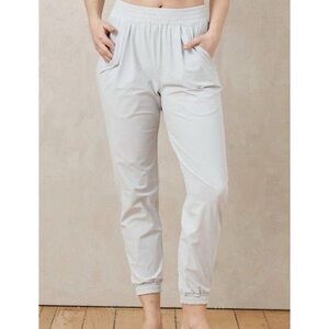 A Day Pack it Up Jogger Pants Light Gray Size Large